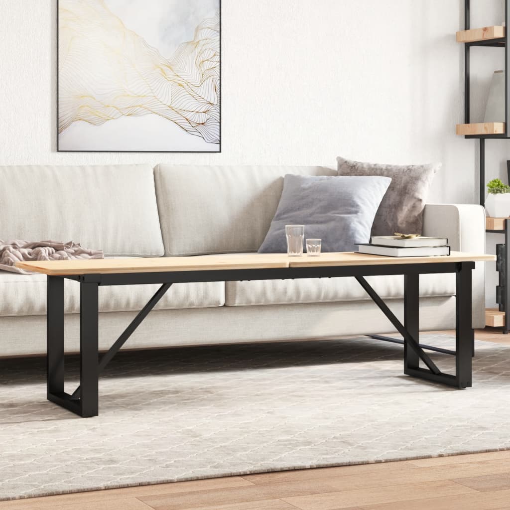 Coffee Table Legs O-Frame 140X30X43 Cm Steel